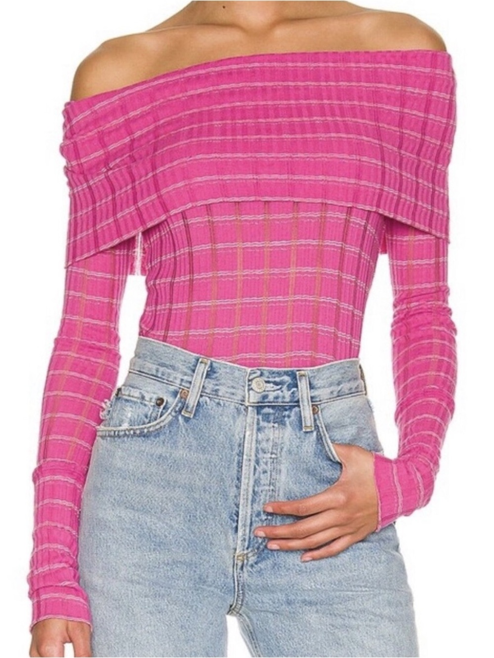 Free People Snowbunny off shoulder top